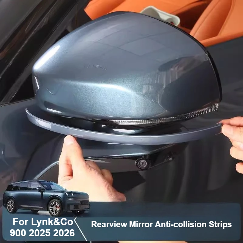 

Car Rear View Mirror Anti-collision Strips ABS Anti-scratch Protective Sticker Side Mirror Decoration Strips For Lynk & Co 900