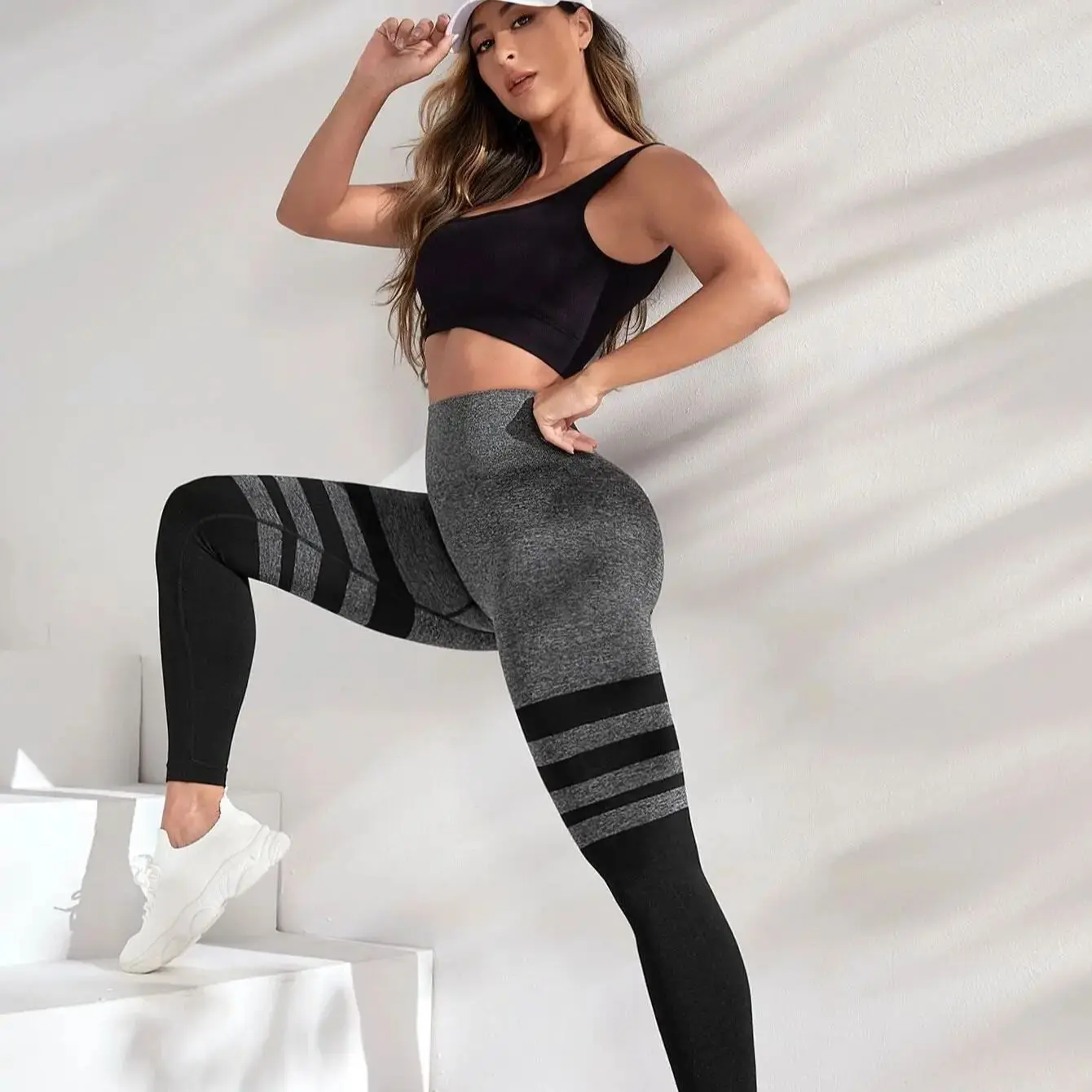 Workout Leggings for Women, Butt Lifting Gym Scrunch Butt Seamless Leggings