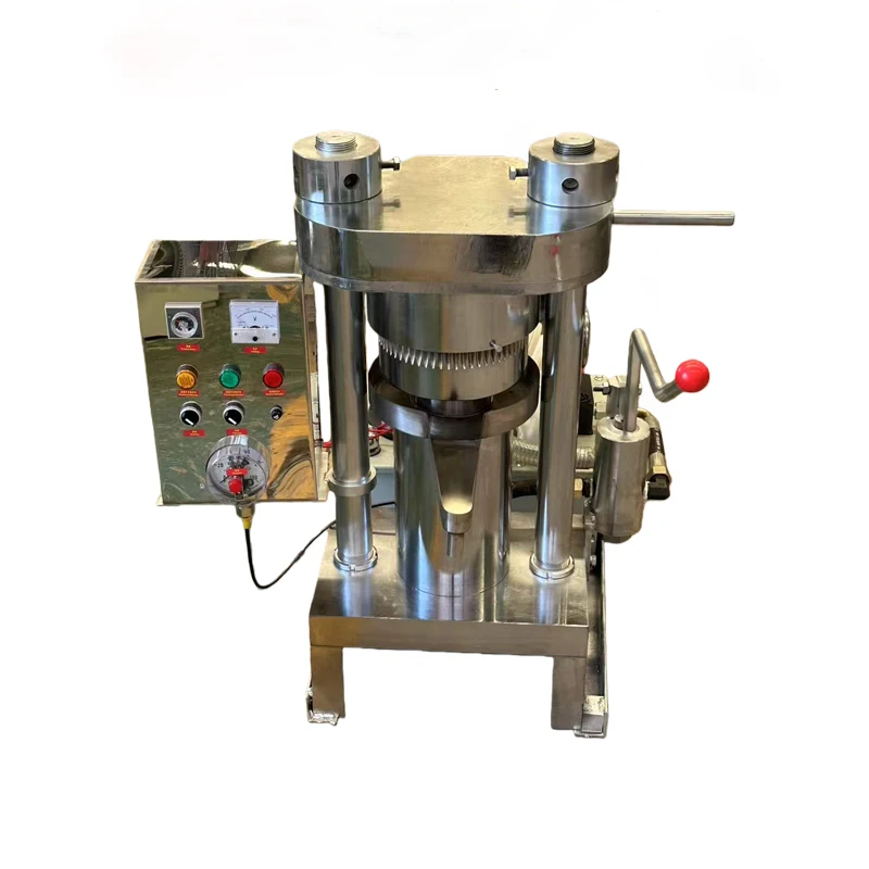 Mobile Automatic Sesame Soybean Walnut Hydraulic Oil Press Machine 150kg/h Capacity Best-selling
