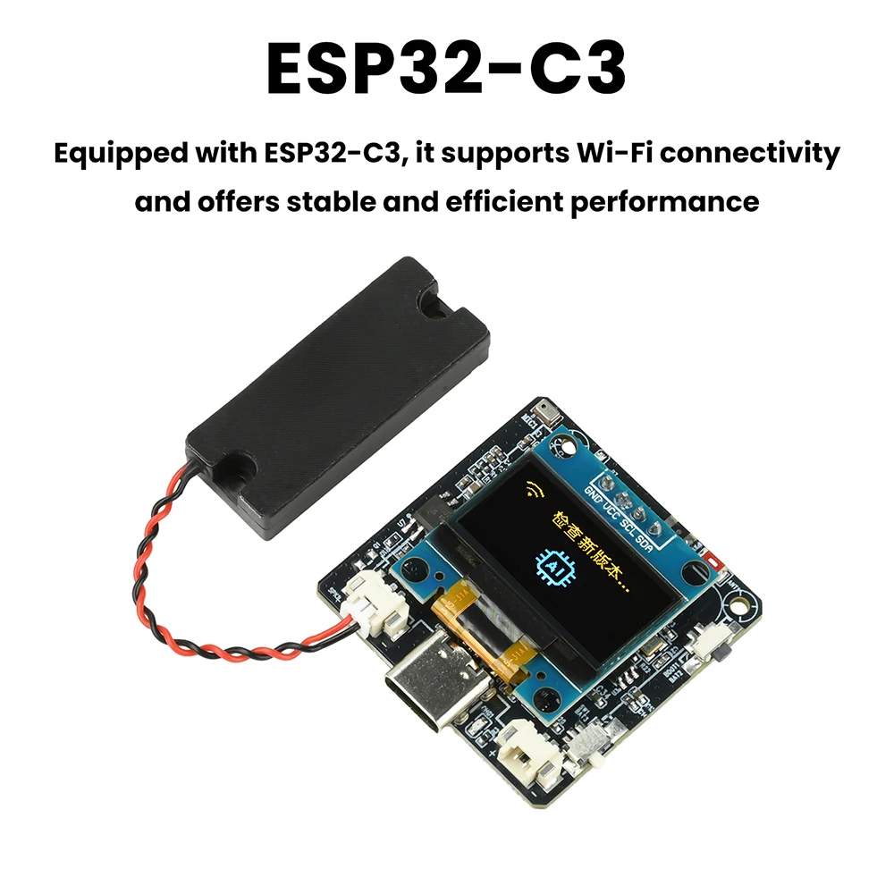 وحدة صوت للمحادثة ESP32-C3 AI مع لوحة تطوير عرض مقاس 0.96 بوصة تدعم نماذج Xiaozhi/Deepseek/Doubao/Qwen AI #2
