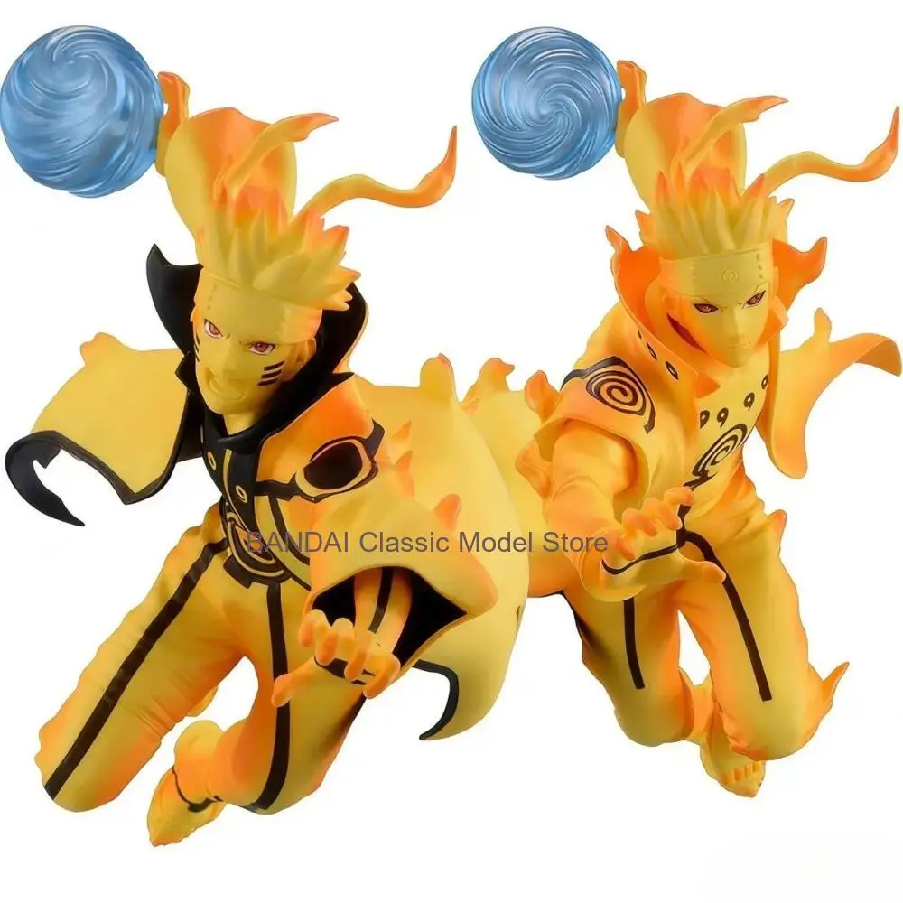 

В наличии: Фигурки BANDAI Naruto Shippuden: Узумаки Наруто и Намиказе Минато, 17 см, аниме-фигурки, модель для коллекционирования, подарок
