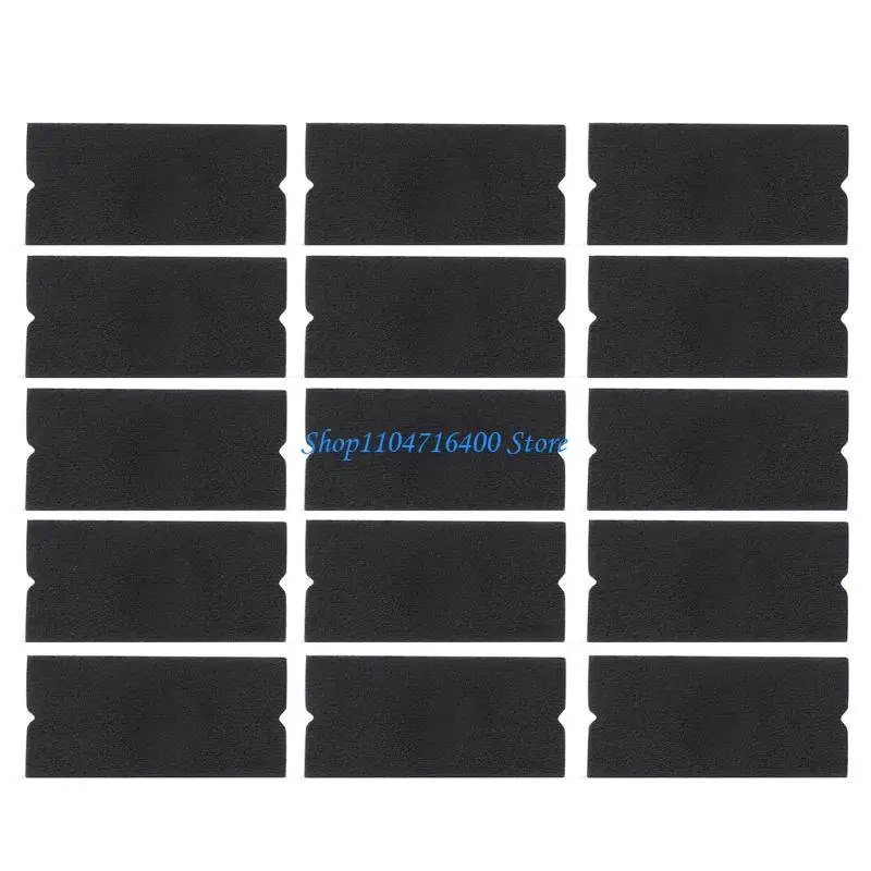 

y1gd 15Pcs Felt Cloth Vinyl Film Scraper Car Wrap for Hard Card Squeegee Tint Scraper
