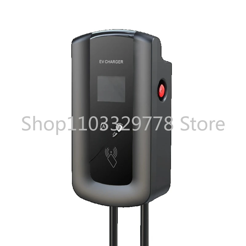 Wallbox 3 Phase Smart Ev Charger 7kw 11kw 22kw Adjustable Current App RFID Card Ev Charging Station for Tesla