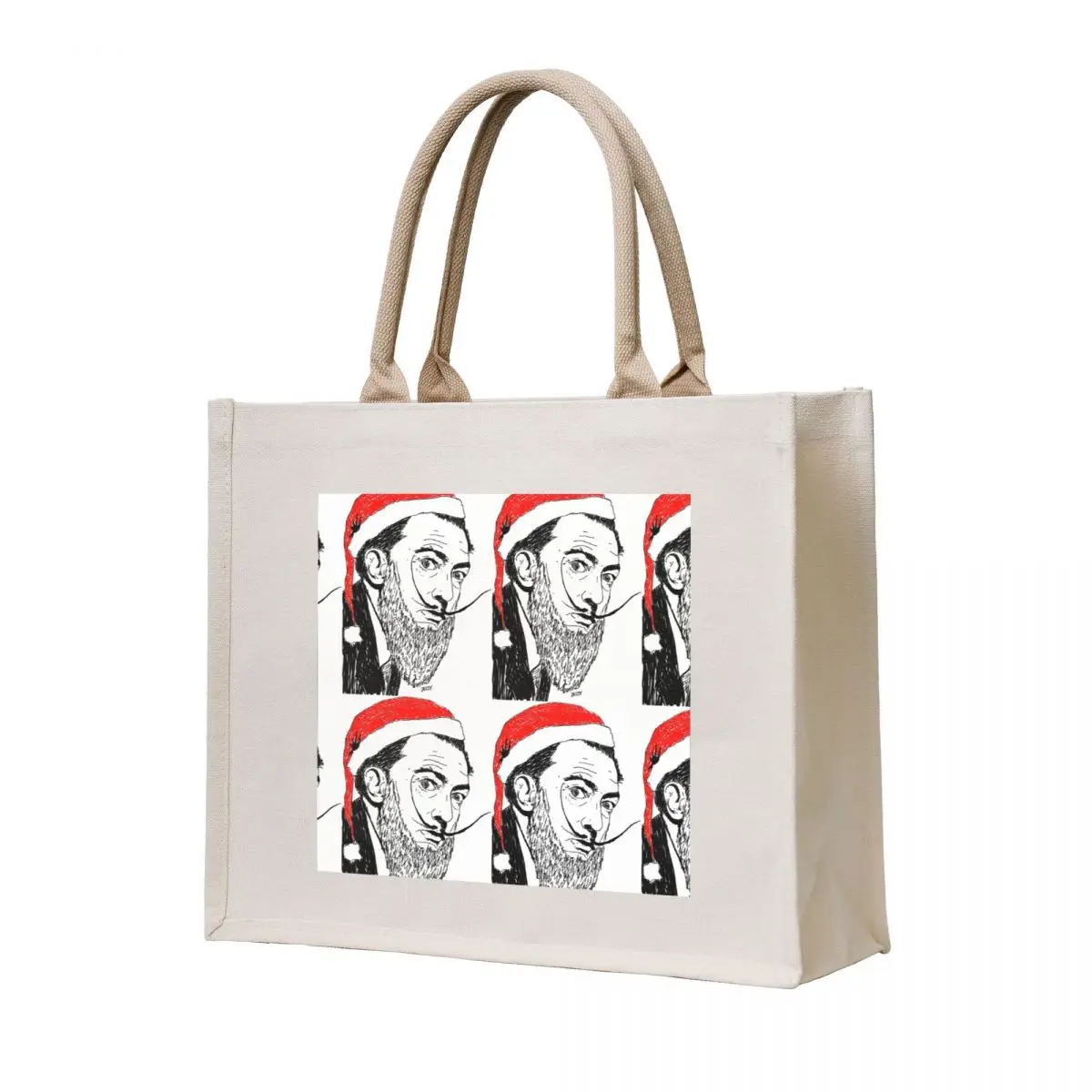 

Dali Santa Tote Bag shoping bag woman shopping bag Women's bags cute tote