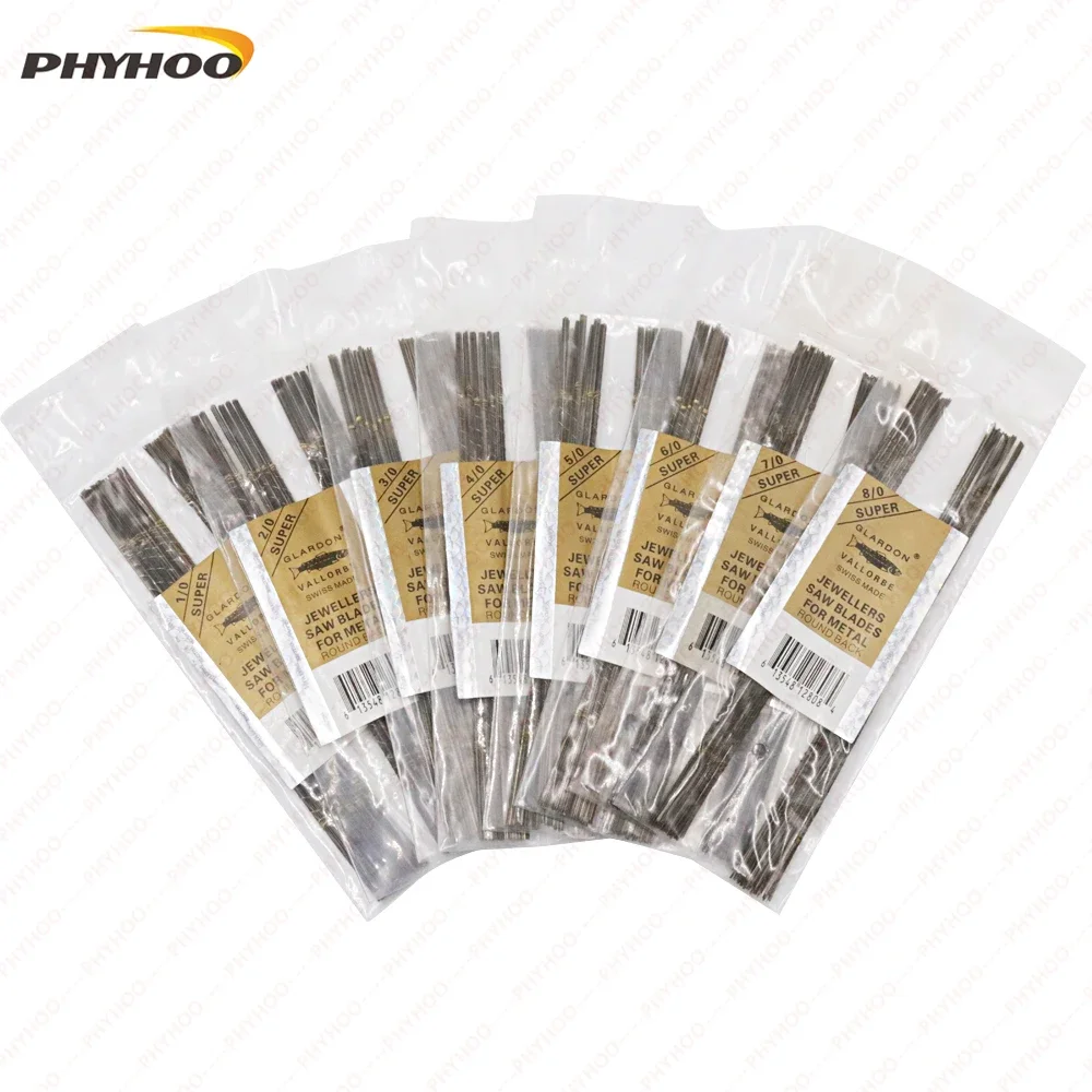 Super 144 Pcs/Bag Glardon Vallorbe Saw Blades Jewellers Metal Bow Saw Cutters Blades Jewel Tools