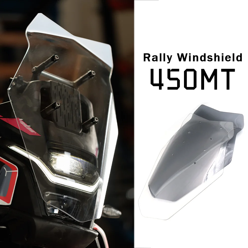 

Лобовое стекло для CFMOTO 450MT MT450 Rally для CF-MOTO IBEX450, ветровые стекла для CF MOTO 450 MT 450IBEX, дефлекторы лобового стекла