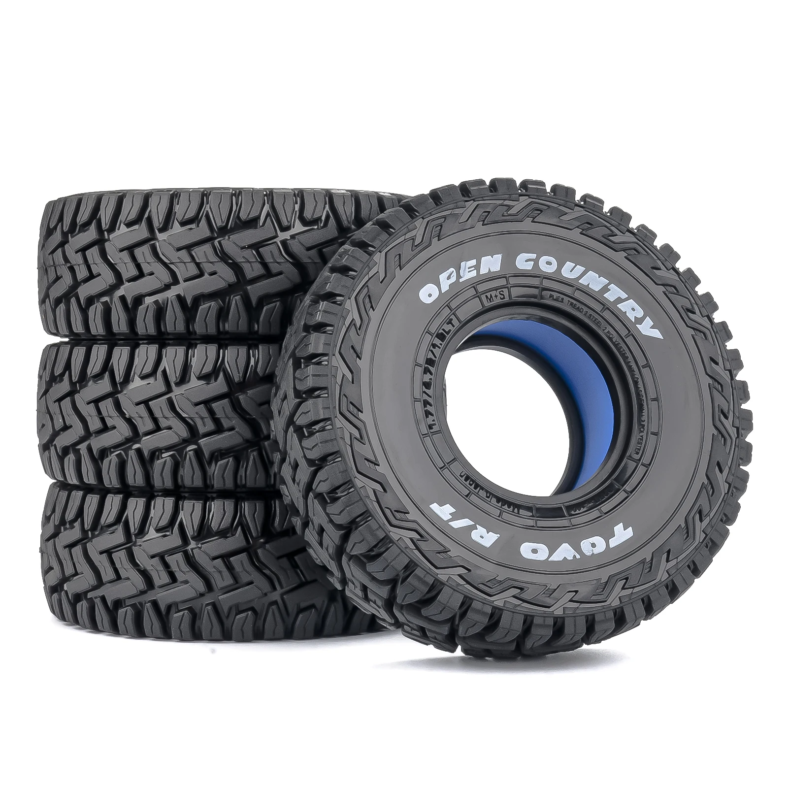 PYFORE 1,9 Zoll 120x49mm 4 Stück Kletterreifen für 1/10 1/8 RC Modellauto Crawler Zubehör – Detail 7