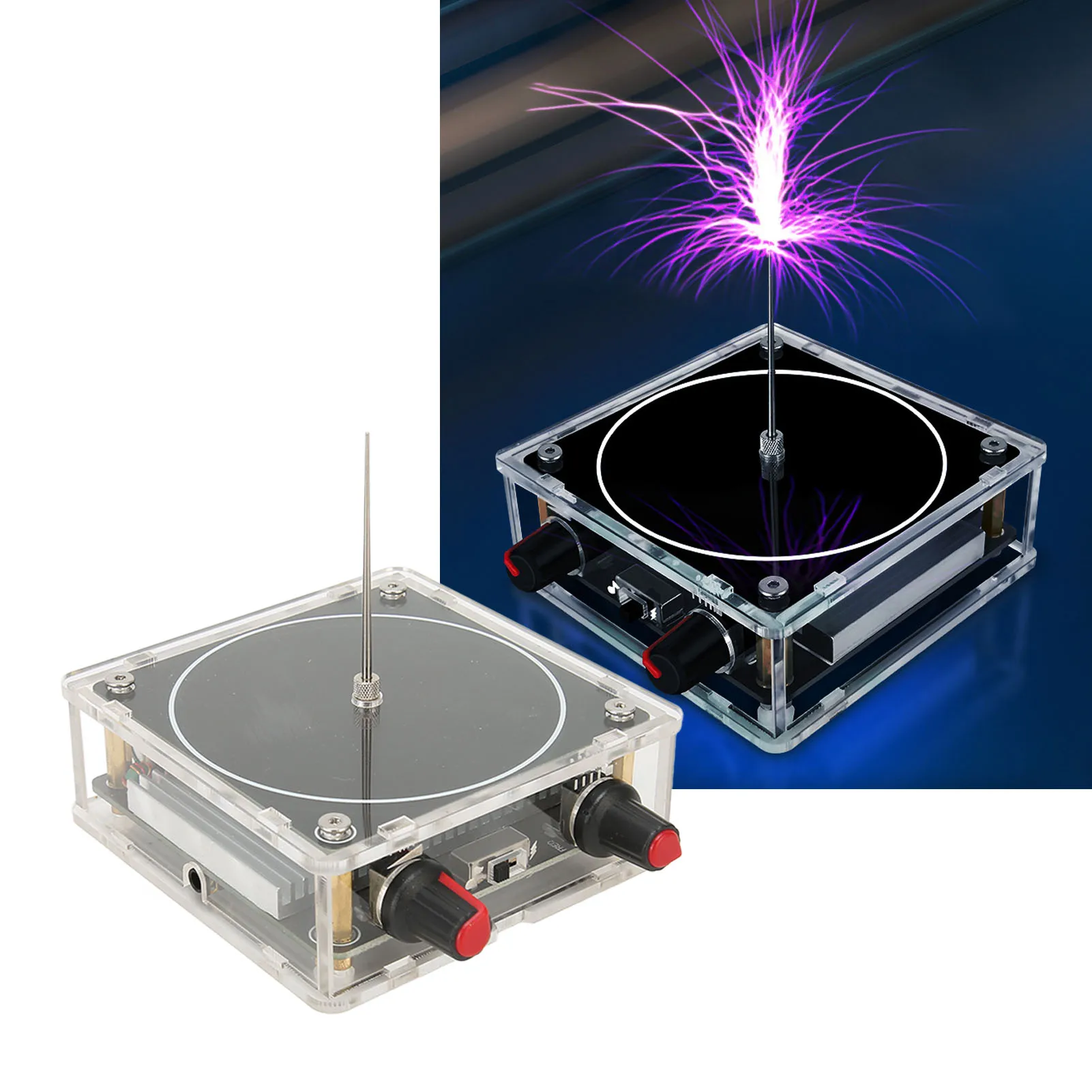 

Музыкальная катушка Bluetooth Музыкальная катушка Bluetooth Сенсорная дуга 8 см Плазменный динамик Беспроводной эксперимент Настольный компьютер