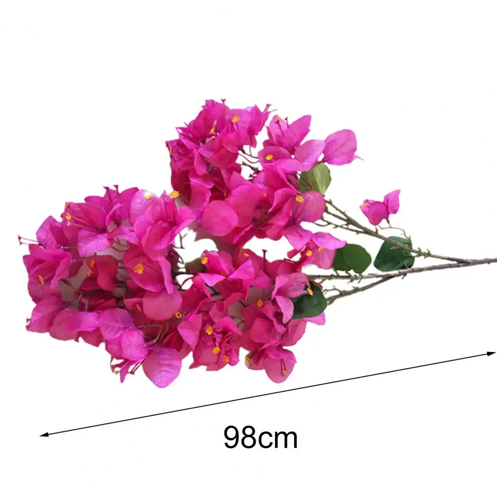 Silk Bougainvillea Glabra Artificial Fake Flower Bougainvillea Speetabilis Flower Branches Wedding Centerpiece Garden Decoration