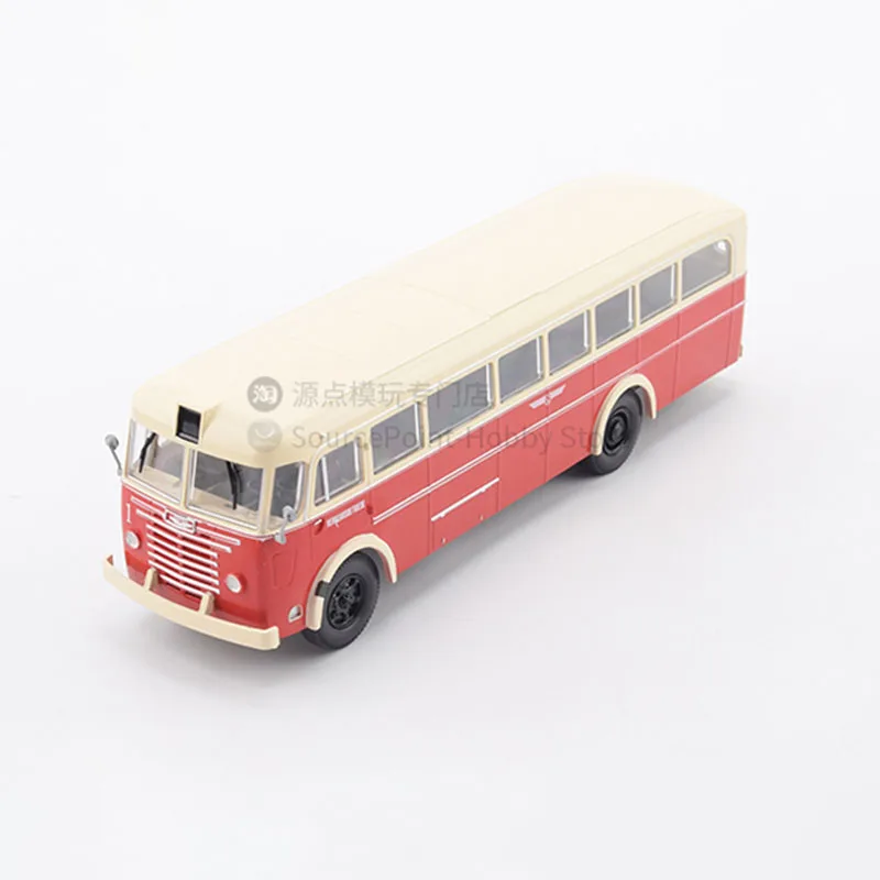 1:43 Scale Diecast Alloy Ikarus-60 Hungarian Medium City Bus Toys Cars Model PCL47190 Classics Souvenir Gifts Static Display