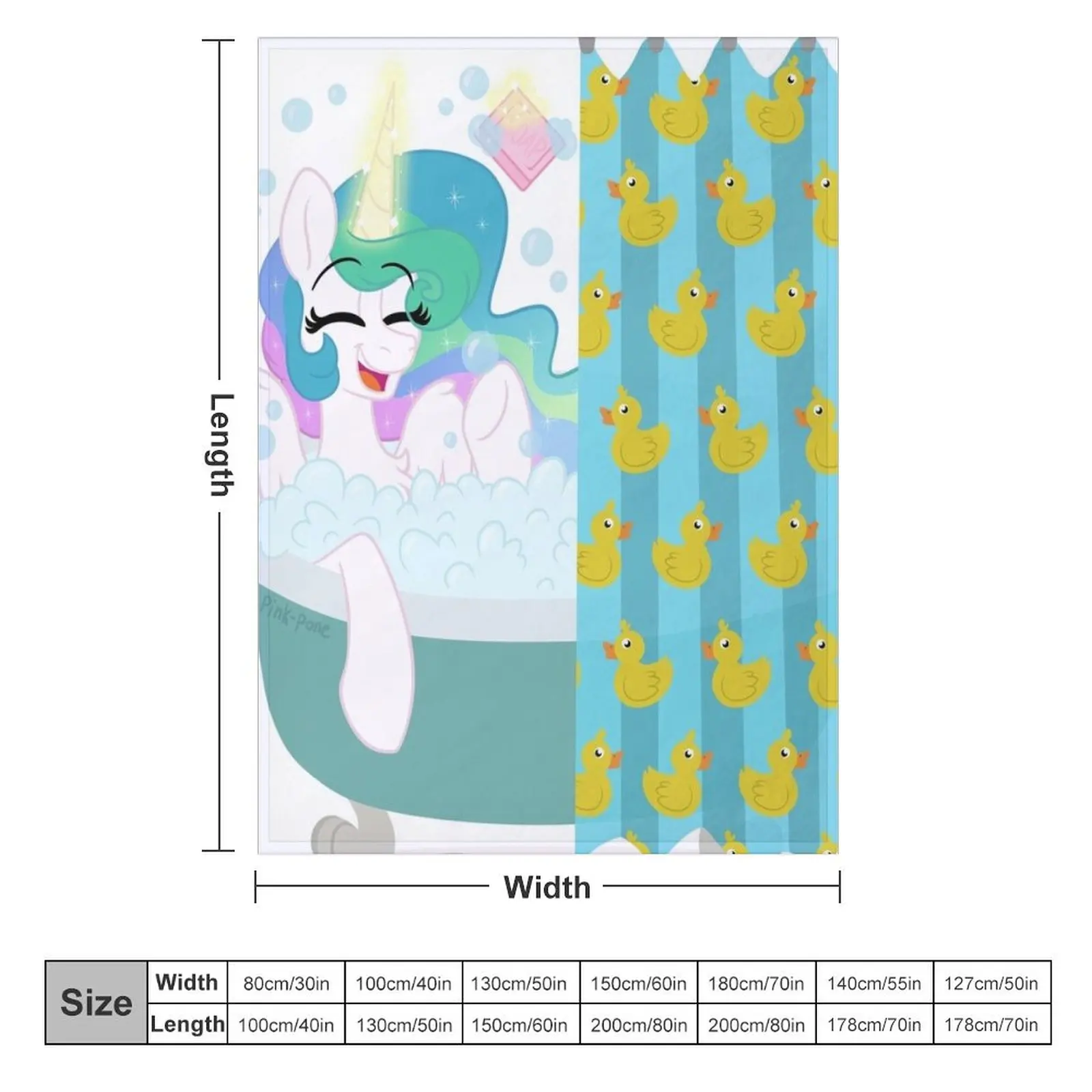 Celestia Bathtime Throw Blanket Kid'S Bed linens Luxury St Blankets