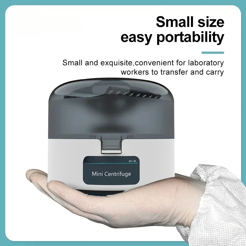 

MC-4K 7K Mini Centrifuge Machine Pcr Plasma Centrifuge Lab Microcentrifuge 4000rpm 7000rpm for 0.2/1.5/2ml Centrifuge Tube