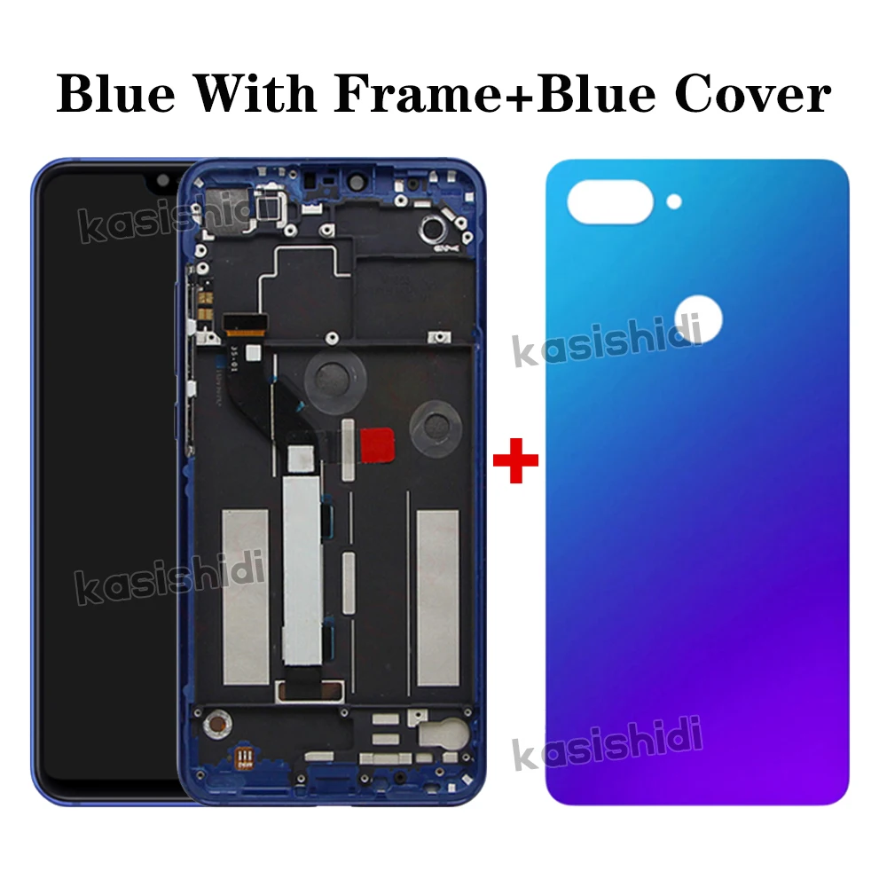 For Xiaomi Mi 8 Lite LCD Display Touch Screen Digitizer Assembly NO/With Frame For Xiaomi Mi8 Lite Mi 8X LCD Tested