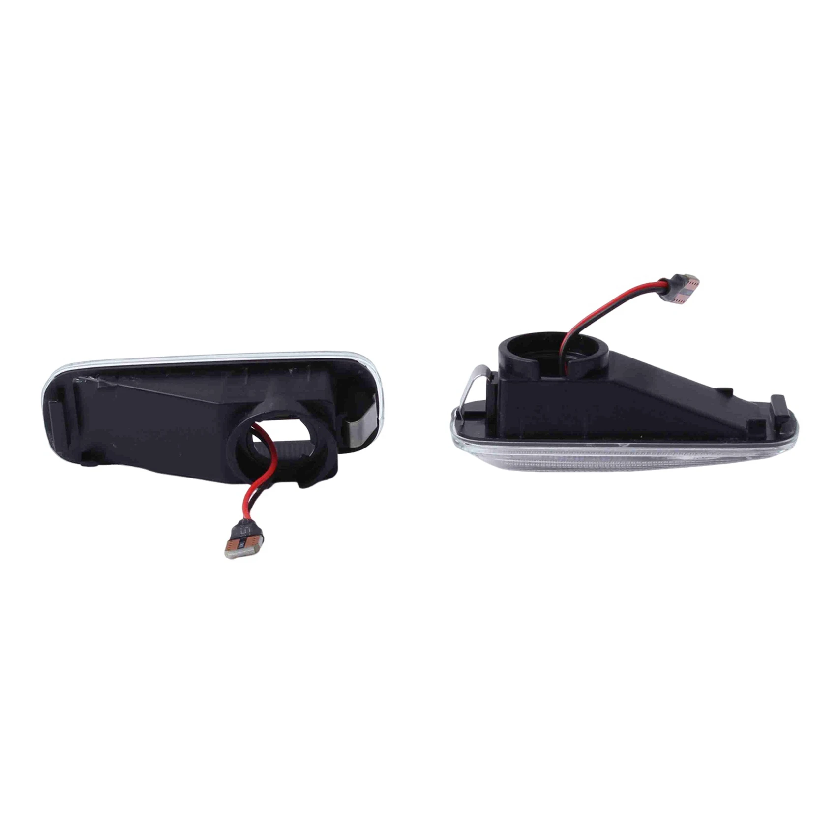 

4X Car LED Side Marker Turn Signal Light Yellow Running Light Position Lamp For Honda Civic 1995-2000 Black