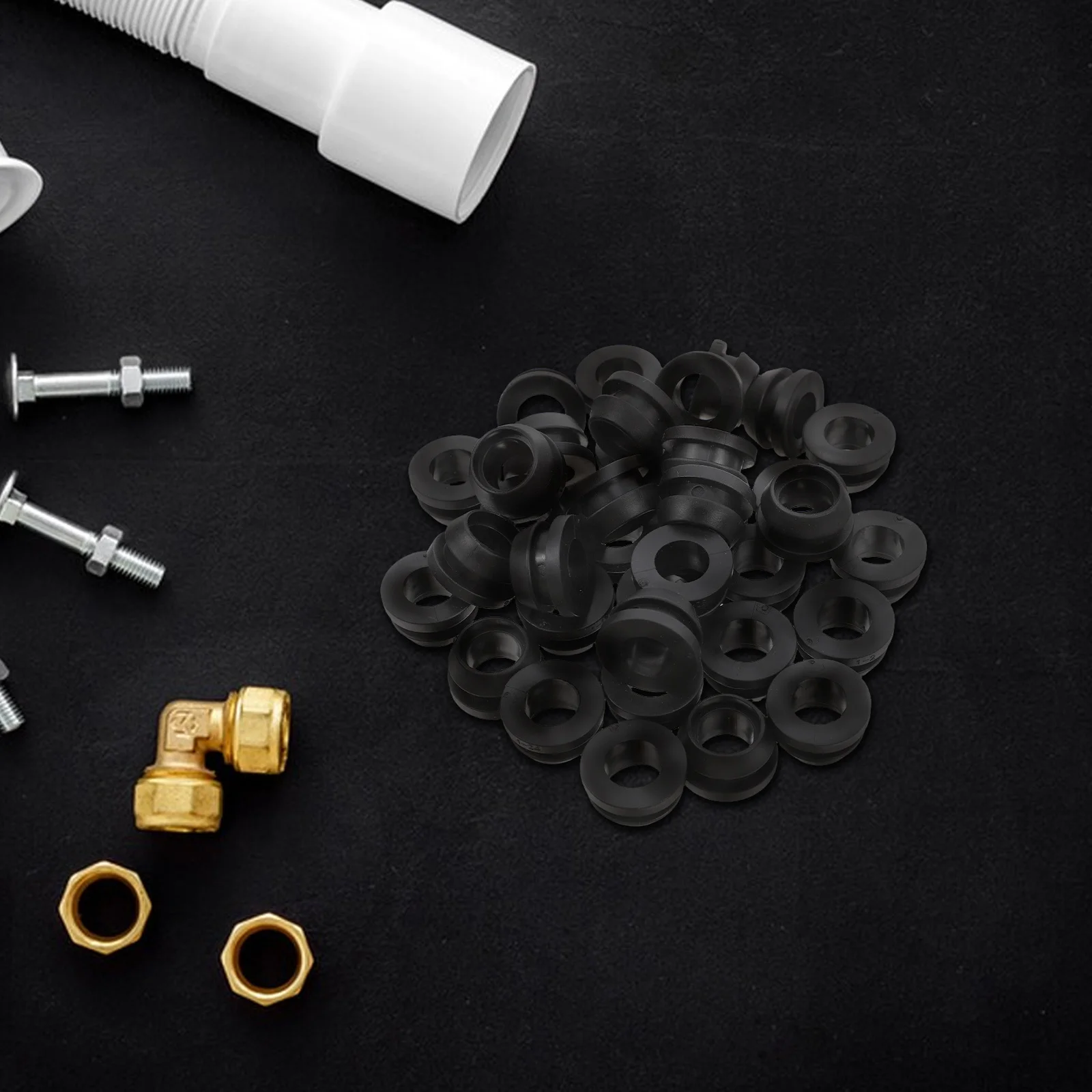 

50pcs Irrigation Bypass Valve Gasket Tpe Silicone Leak Prevention Washer For Drip System Garden Plumbing Fixture Sealing Gasket