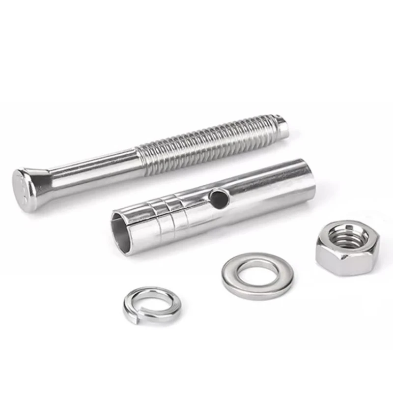 304 Stainless Steel Expansion Bolt M6 M8 M10 M12 M14 M16 M20 Explosion-proof Extended Explosion-proof Pipe Nail Rod