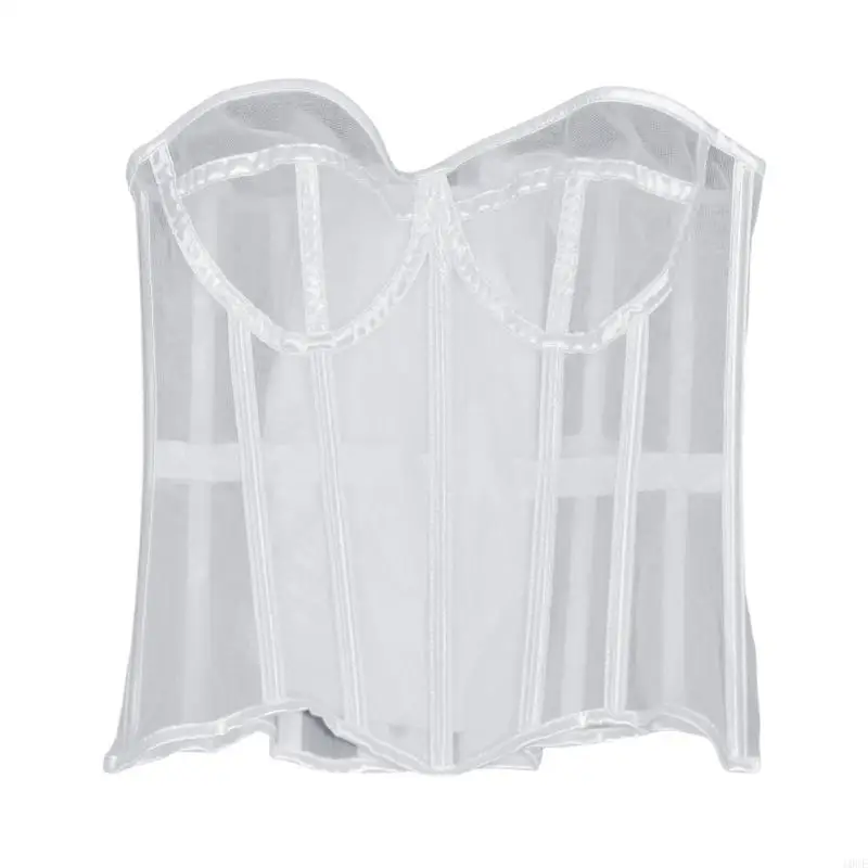 محض مشد الخصر تشكيل حزام fishbone bustier مع laceup تعادل للنساء