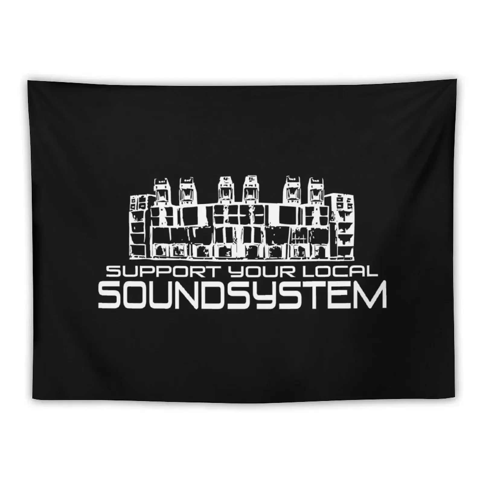 23SY041 - Tekno 23 support your local sound system Tapestry Room Decorator Decor For Room Living Room Decoration Tapestry