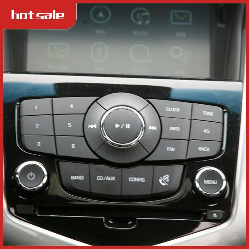Car Central Multimedia CD Player Control Switch Panel For  Cruze 2012-2015 Radio Control Button Switch Accessories