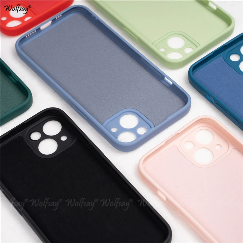 For iPhone 14 Max Case Silicone Original TPU Protector For iPhone 13 Pro Max Case Rubber For iPhone 14 Pro Max 13 5 Cover