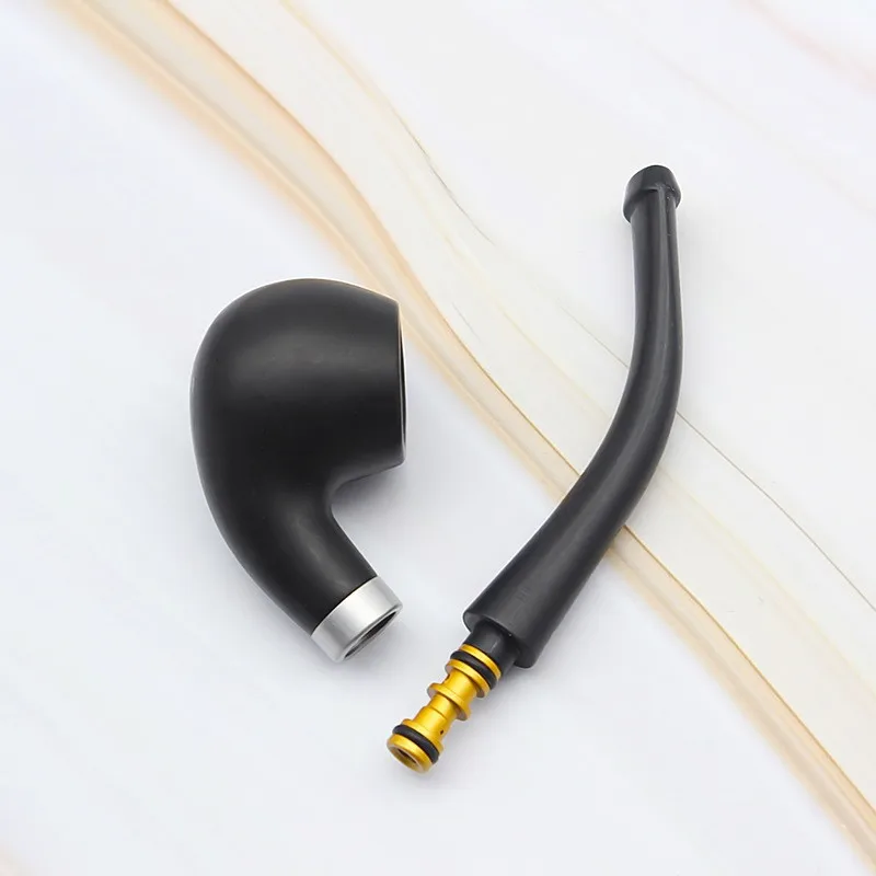 مصغرة المحمولة التدخين الأنابيب السوداء حساسة التدخين التبغ الأنابيب تصفية حامل سيجار صديق الأسرة هدية الرجال اللوازم اللازمة