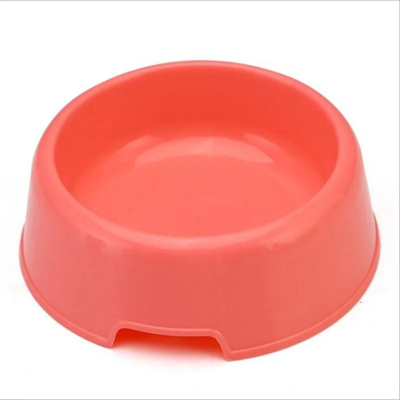 New affordable pet bowl candy-colored cat tableware bowl anti-knock over water single bowl cat food and dog food bowl