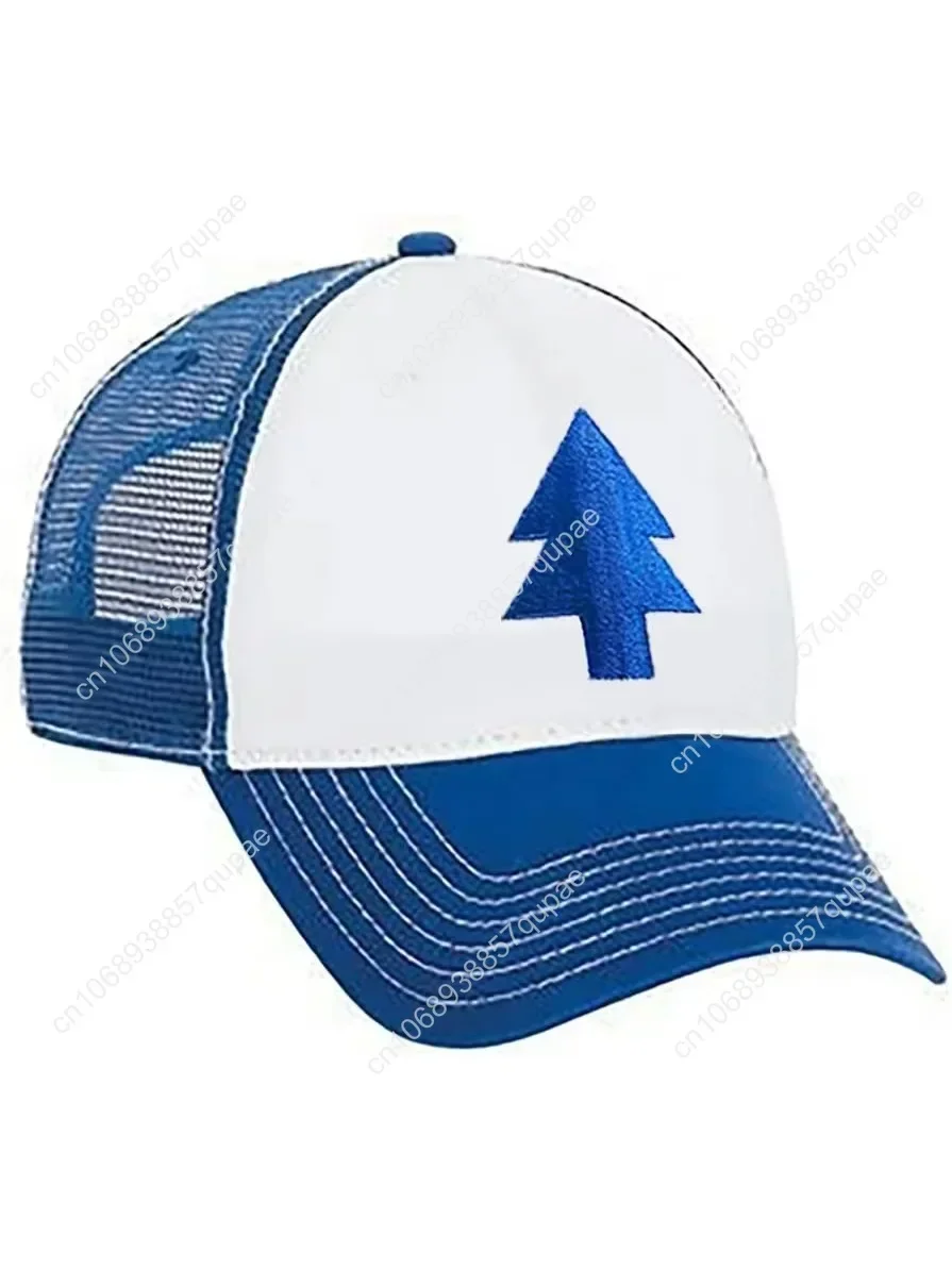 

Dipper Pines - Embroidered Trucker HAT - Unisex Snap Back Blue
