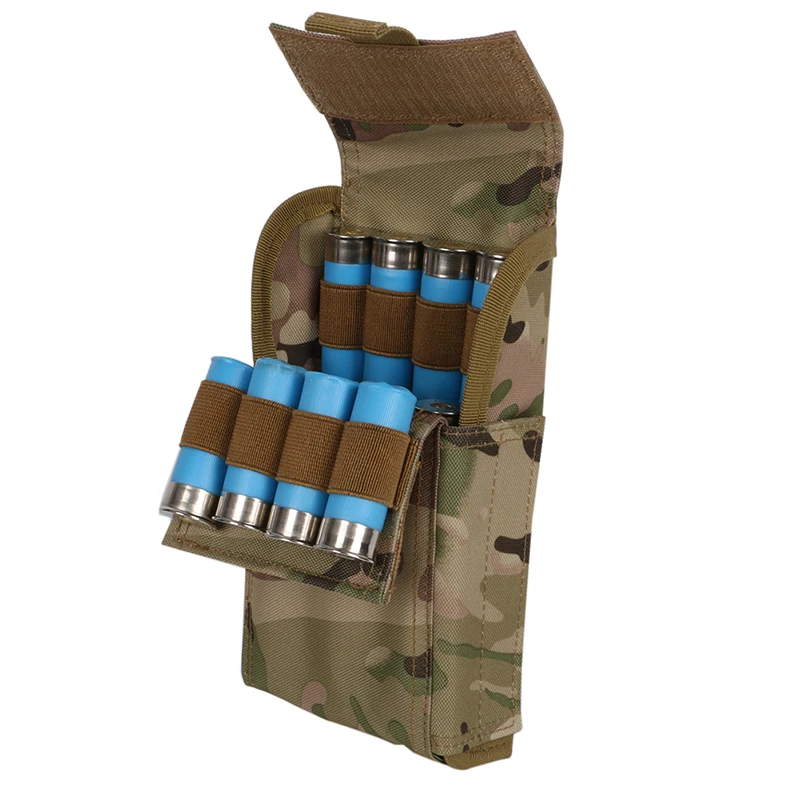 Tactical 25 Round Ammo Shell Pouch 12 Gauge Molle Waist Bag Shooting Gun Bullet Holder Rifle Ammo Cartridge Hunting Accessories