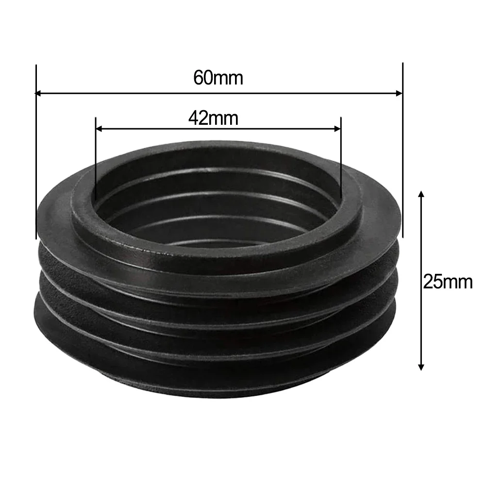 2pc Rubber Cone Seal For GEBERIT Low Level Flush Pipe Rubber Cone Seal For 42mm 119.668.00.1 Toilet Parts