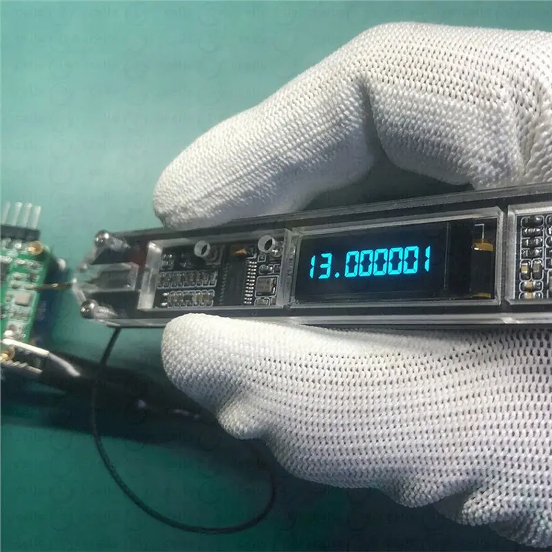 عداد تردد عرض OLED على شكل قلم PLJ-091OLED-L1 200 هرتز - 100 ميجا هرتز RF متر ± 2.5Ppm TCXO #5