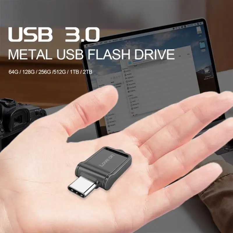 Memoria USB 3,1 Flash U Disk, interfaz tipo C de 2TB, 1TB, 256GB, 512GB, teléfono móvil, ordenador, transmisión recíproca, 128G