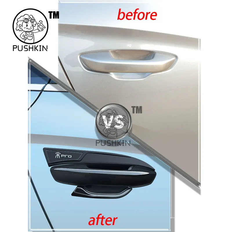 For BYD Sealion 5 DM-i 2025 2026 SONG PRO Car Door Pull Doorknob Catch Door Handle Bowl Cap Decoration Cover Trim Accsesories