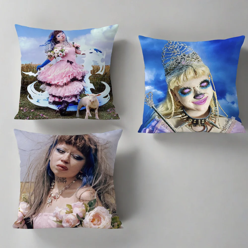 Singer B-Beans cushion cover For Pillow Case Sofa Bedroom Living Room Office J-JazminS Bedside Table Backrest Printing Square