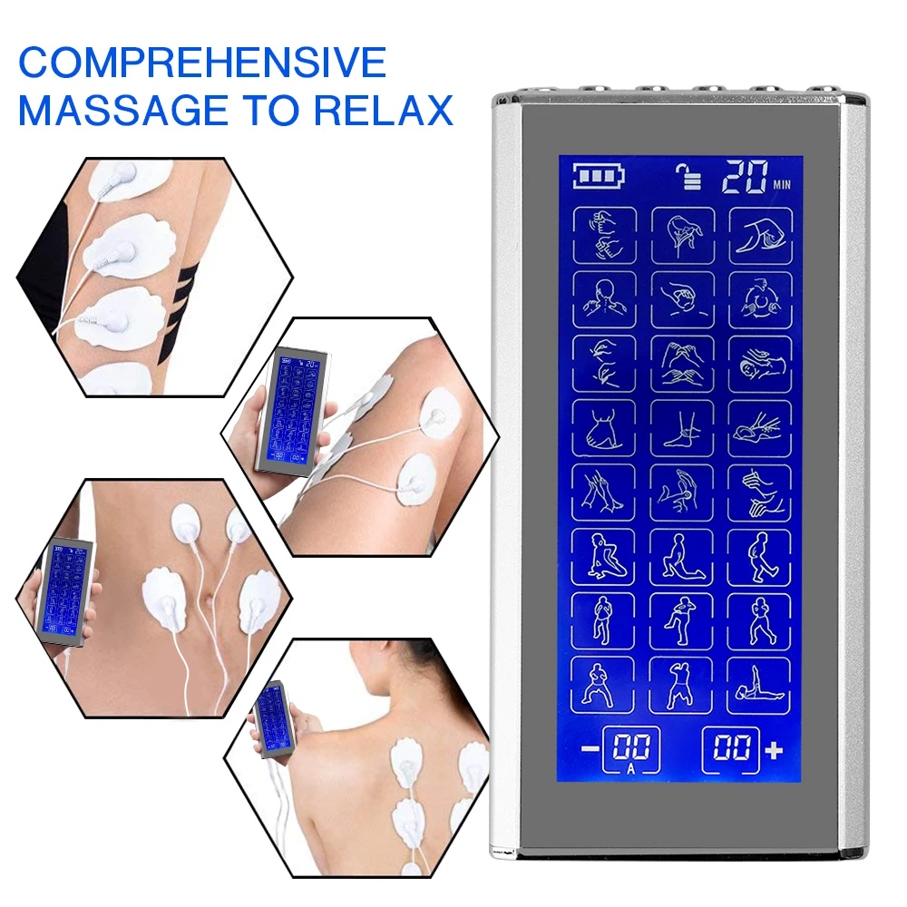 Eletric EMS tens Professional Physiotherapy Body Massager Pulse Muscle Stimulator Electrostimulation Massage Therapy Products