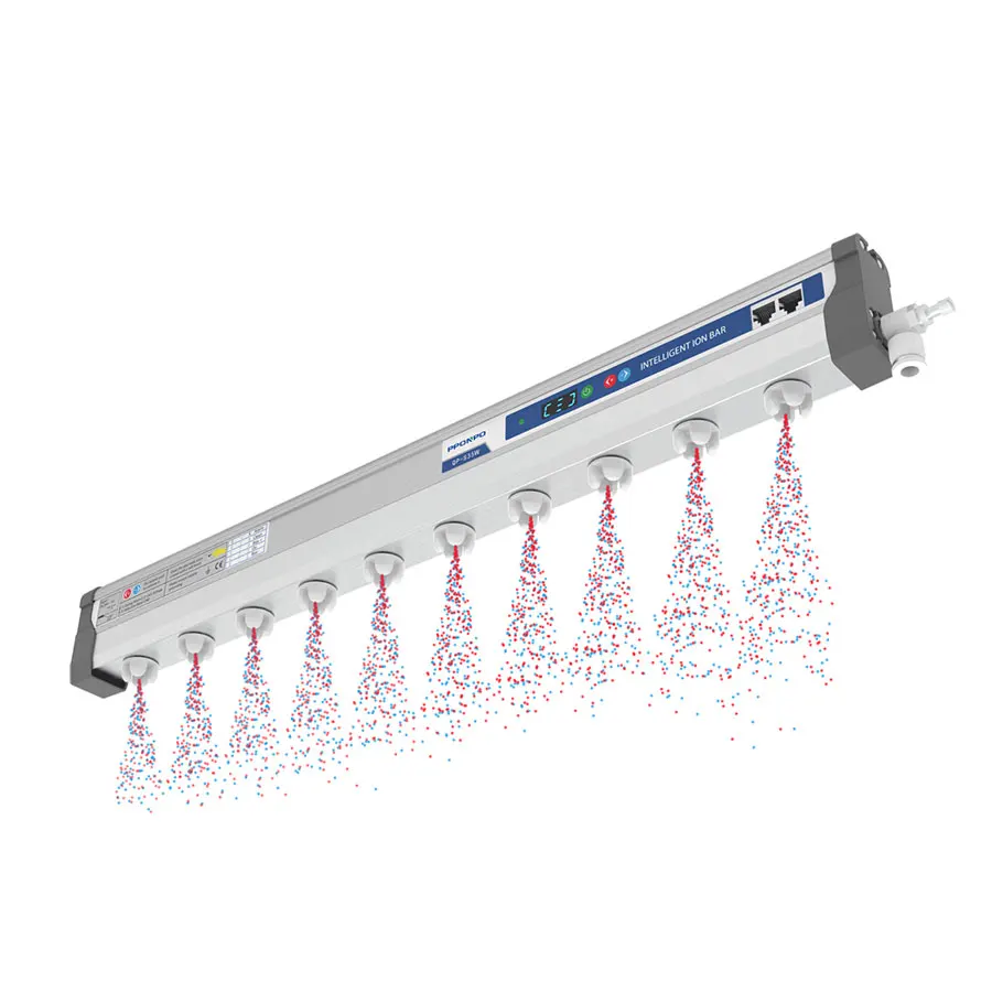 QEEPO Ion Balance ±30v Static Eliminator Ionizer Anti-shock Ionizing air bar