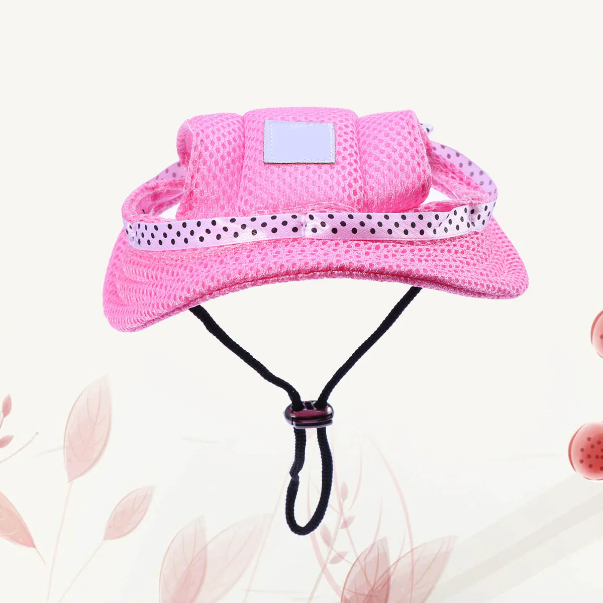 

Cute Pet S Size Fashionable Breathable Mesh Visor Two Ear Holes Puppy Cap Protection Outdoor Wear Pet Accessories Dog