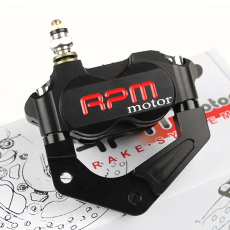 RPM Universal Motorcycle Brake Calipers+200mm/220mm Disc Brake Pump Adapter Bracket For Yamaha Aerox MBK Nitro BWS 100 Jog 50 rr