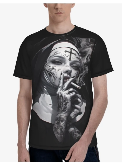 Men's 3D Nun Graphi… - image