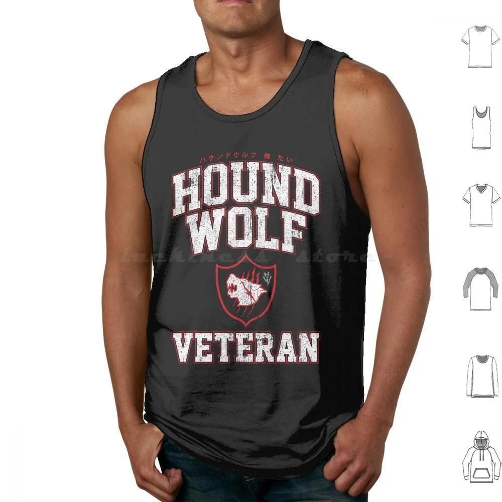 Hound Wolf Veteran Tank Tops Vest Sleeveless Chris Redfield Gamer Jill Valentine Umbrella Corp Umbrella Corporation Video