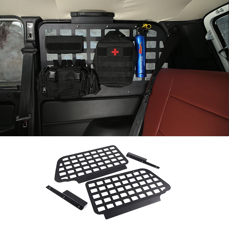 

For 2009-2019 LADA NIVA 4X4 Aluminum Alloy Car Trunk Side Window Storage Shelf Organizer Rack Hanging Bracket Car Accessories