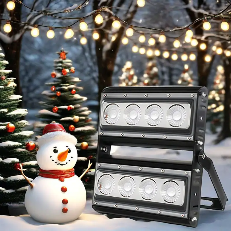 Christmas Colorful Landscape Lights Garden Projector Light Tree Dyeing Lighting 50W 100W 150W Rgb LED Path Spotlight for Park