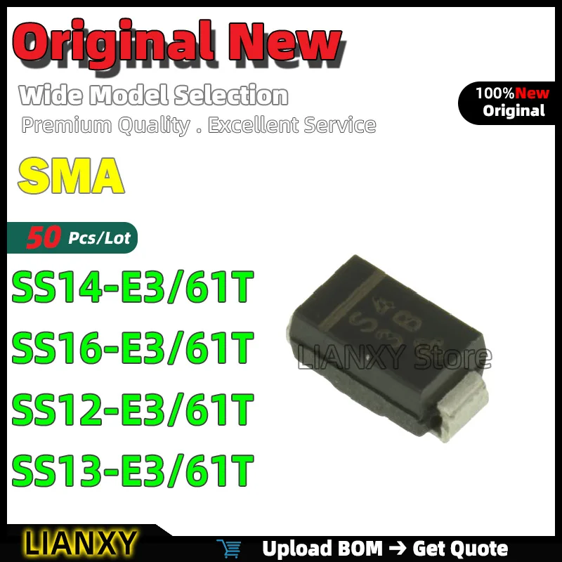 50Pcs Sma SS14-E3/6…
