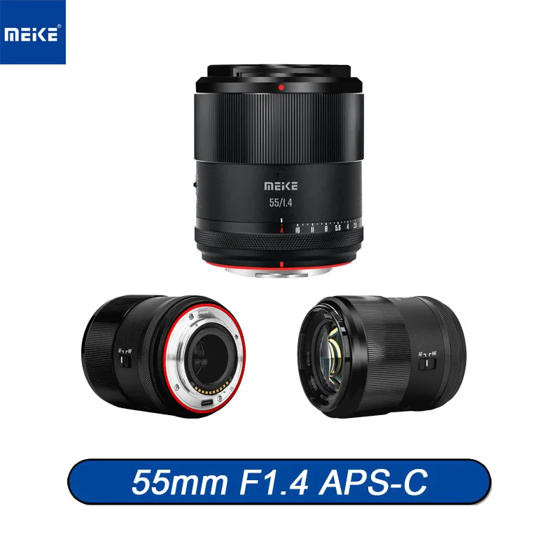 MEKE 55mm F1.4 APS-C Autofocus Portrait Lens for Sony E /Nikon Z/Fuji X -Mount