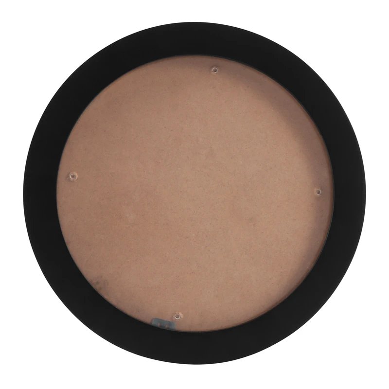 Cornici rotonde in legno regalo creativo fai da te appeso a parete porta foto in legno decorazione della casa