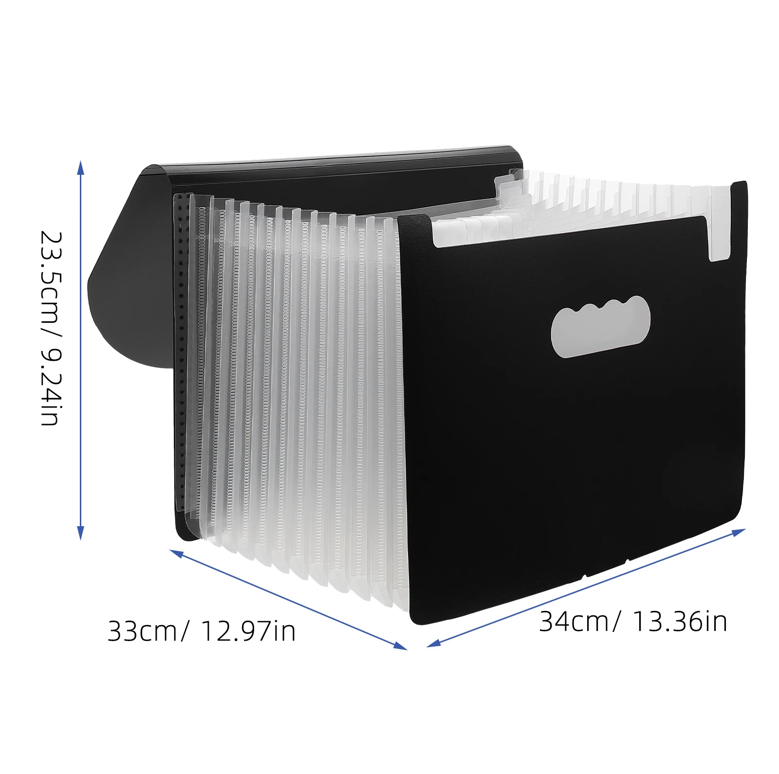 

Large Capacity File Folder Office Document Organizer Plastic Expanding Folder Desk Paper Manager Student Filing Storage