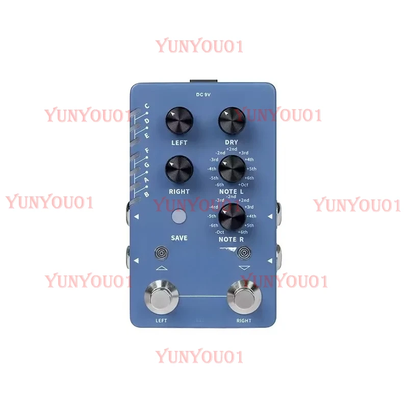 

X2 Double Pedal Nail Double Channel Harmony Single Block Effect Mixer & Independent Two Output Modes