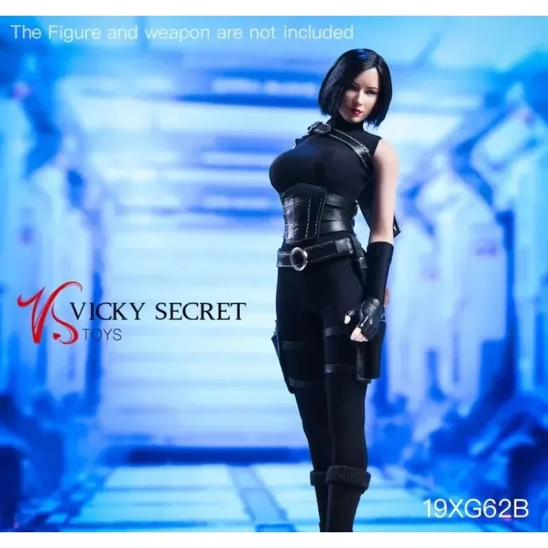 VSTOYS 1/6 Nero Bianco Phoenix Assassino Femminile Tuta Stretta Set Vestiti Modello 19XG62 Misura 12 "PH TBL Action Figure Corpo Bambole