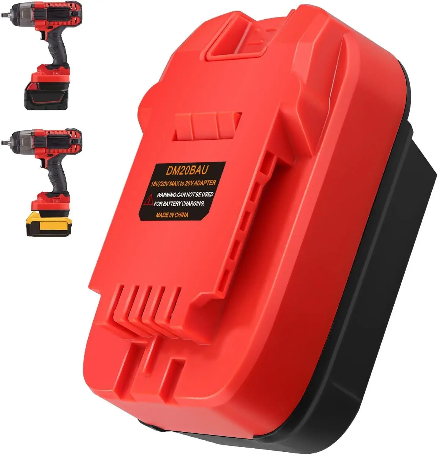 Adaptador para Milwaukee Conversor de Bateria Li-ion 20v Ferramentas Usadas para Dewalt Bauer 18v 20v
