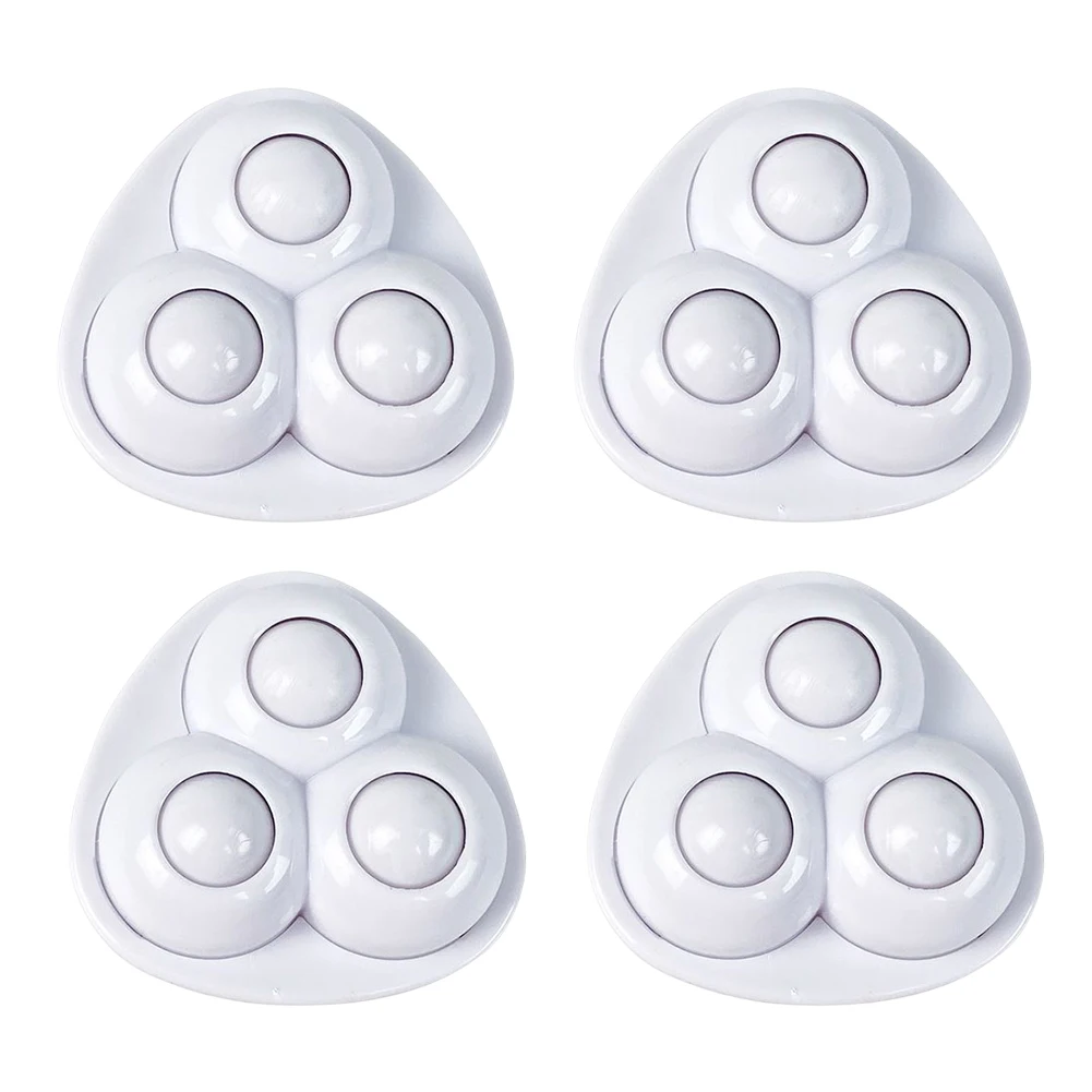Self Adhesive Swivel Caster Wheels 360 Degree Free Rotation Small Wheels No Noise for Trash Can Bottom Kitchen Small Appliances