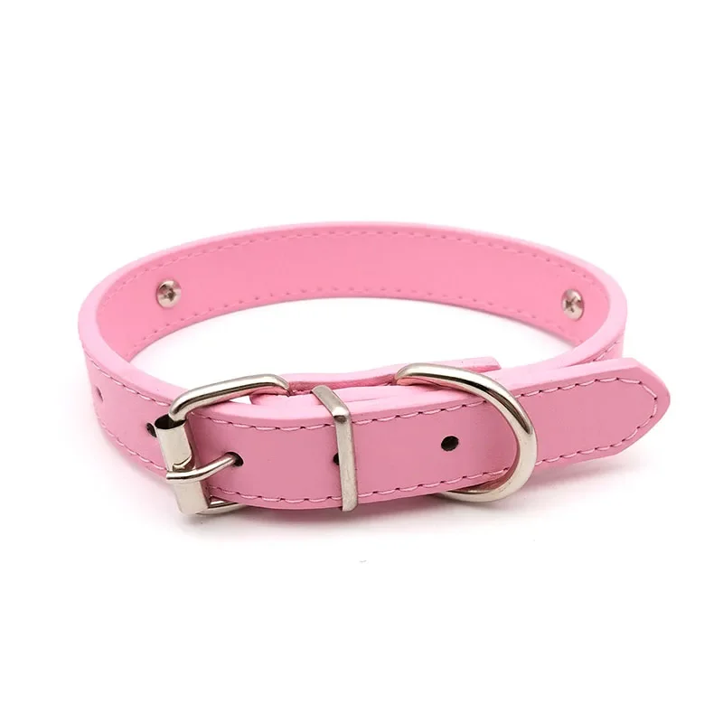 Sexy niedlichen rosa Leder benutzer definierte Name Buchstaben Choker Kragen Halsketten kawaii personal isierte Cosplay maßge schneiderte Chocker Schmuck Geschenk